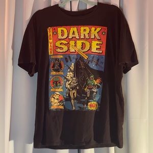 Star Wars Dark Side Comic Graphic T Shirt size XL Darth Vader